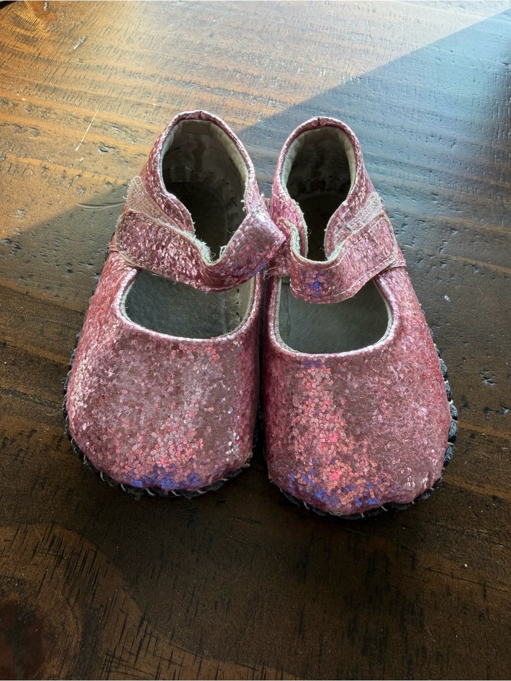 pediped Sparkle Mary Jane Shoes - Pink